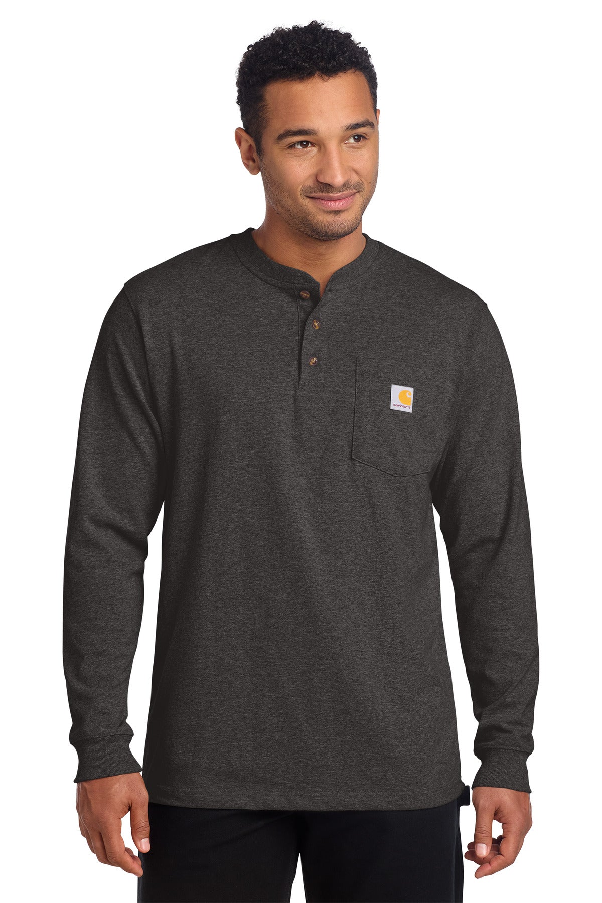 Custom Embroidered Carhartt T-Shirts  in Carbon Heather