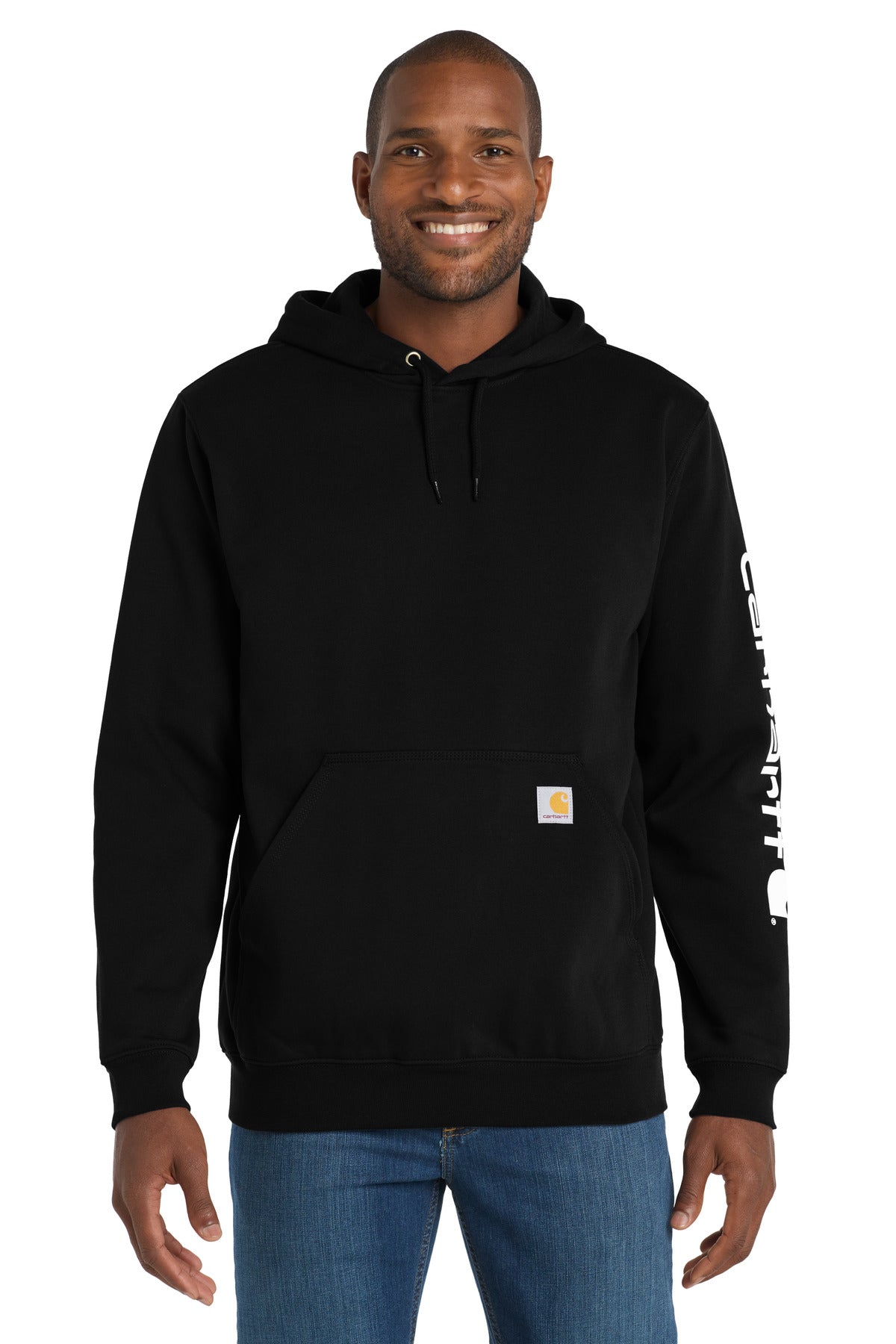 Custom Embroidered Carhartt Sweatshirts/Fleece in Black