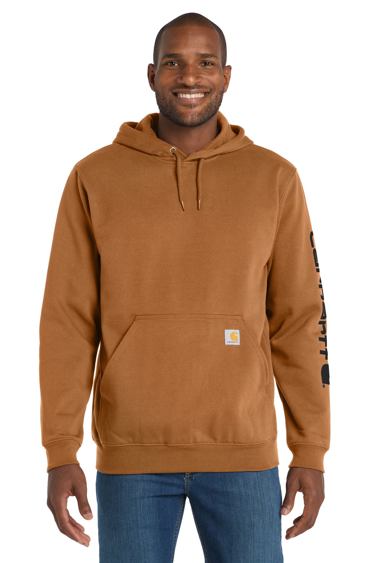 Custom Embroidered Carhartt Sweatshirts/Fleece in Carhartt Brown