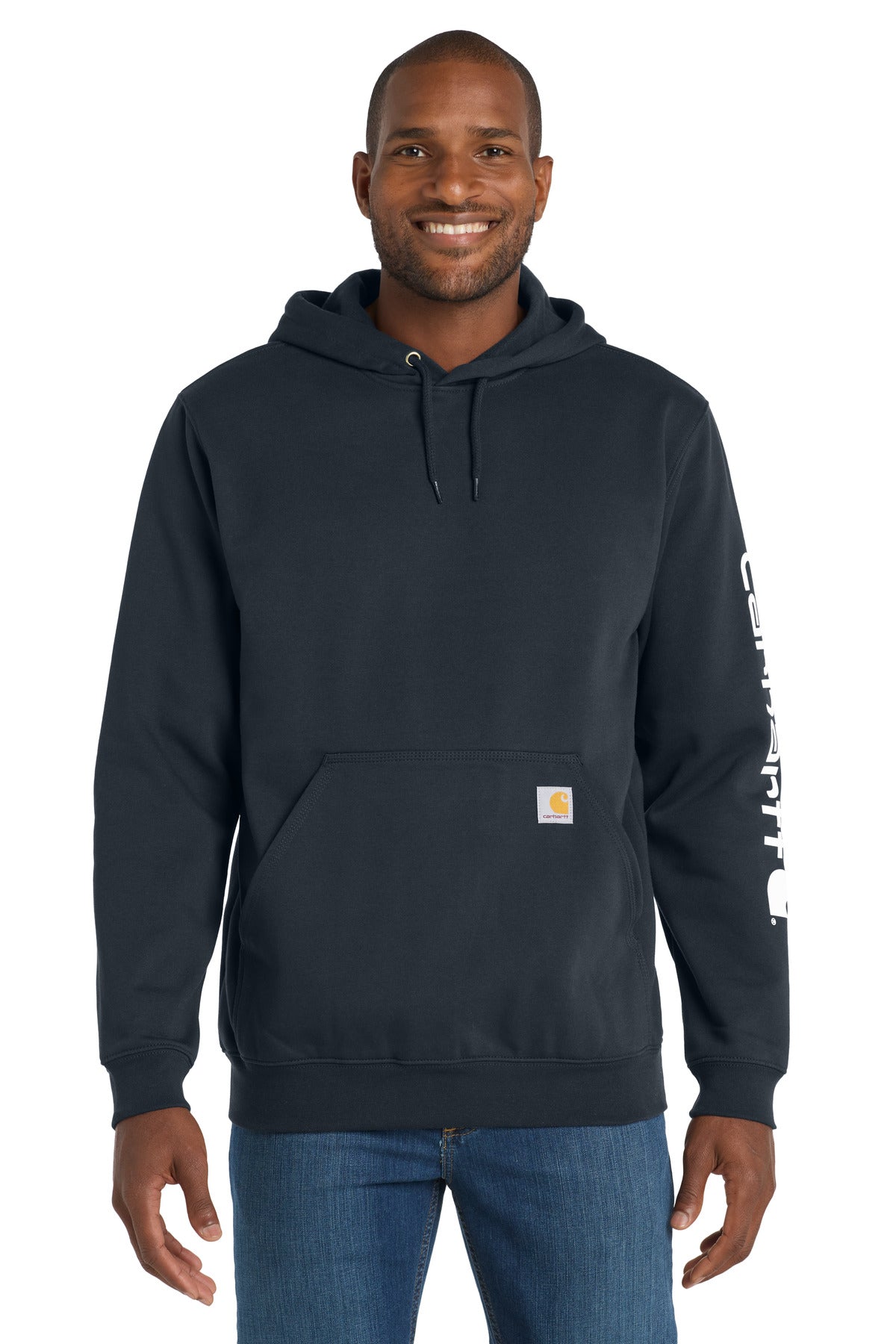Custom Embroidered Carhartt Sweatshirts/Fleece in New Navy