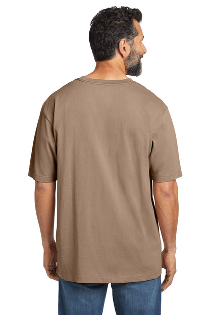 Custom Embroidered Carhartt  Workwear Pocket Short Sleeve T-Shirt. CTK87,Desert