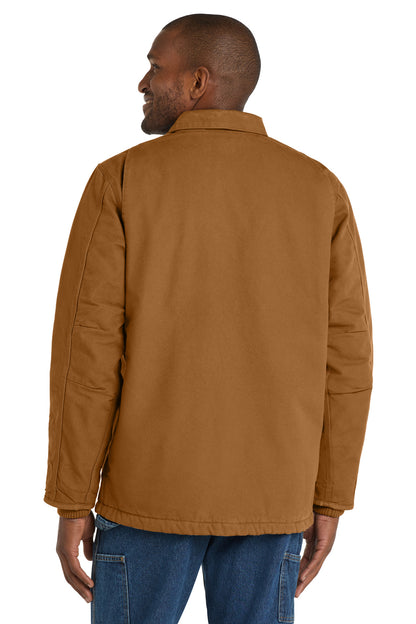 Custom Embroidered Carhartt Tall Sherpa-Lined Coat CTT104293,Carhartt Brown