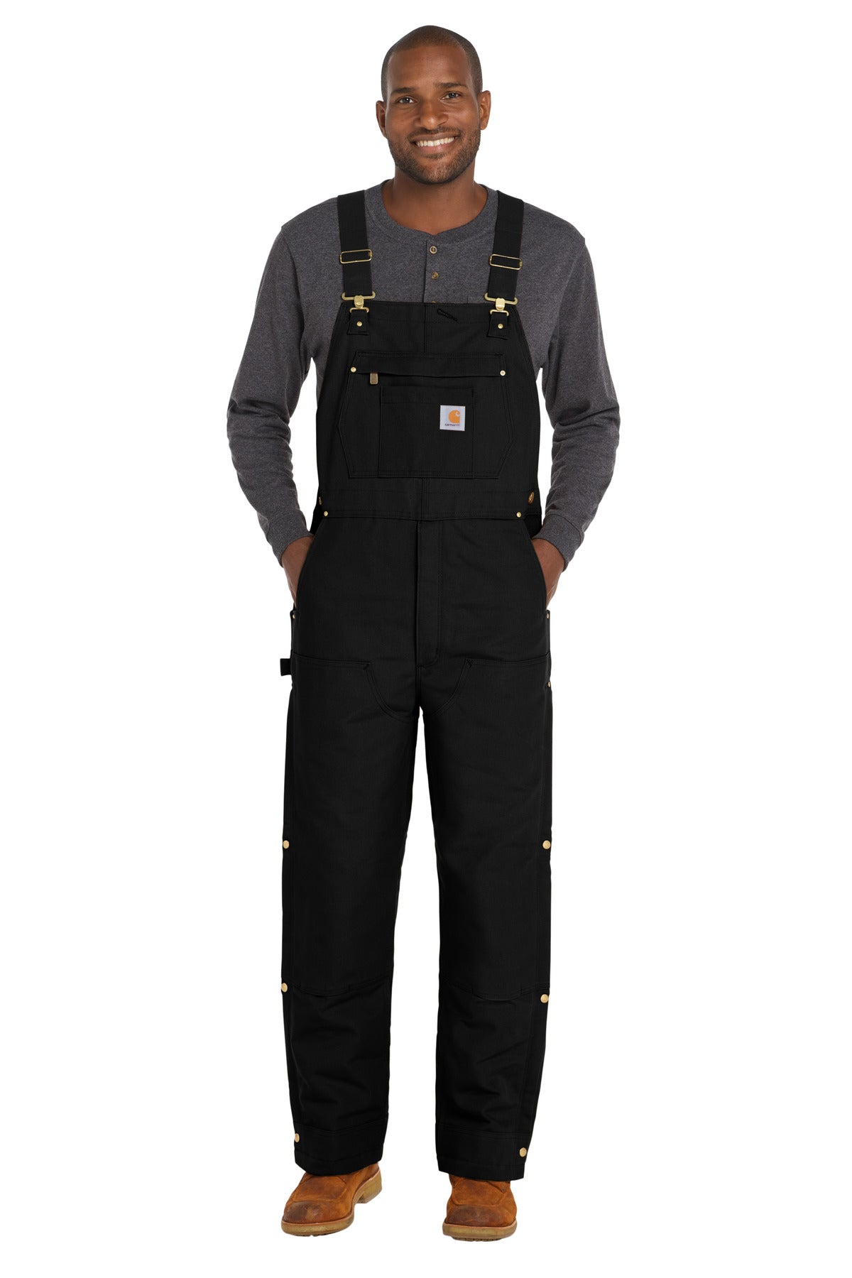 Carhartt   Tall Firm Duck Insulated Bib Overalls CTT106672