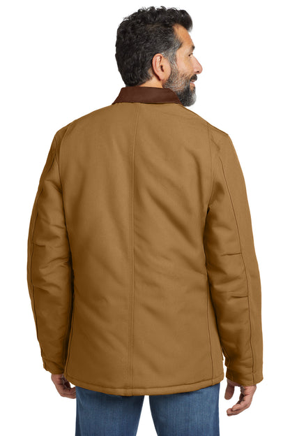 Custom Embroidered Carhartt  Tall Duck Traditional Coat. CTT106674,Carhartt Brown