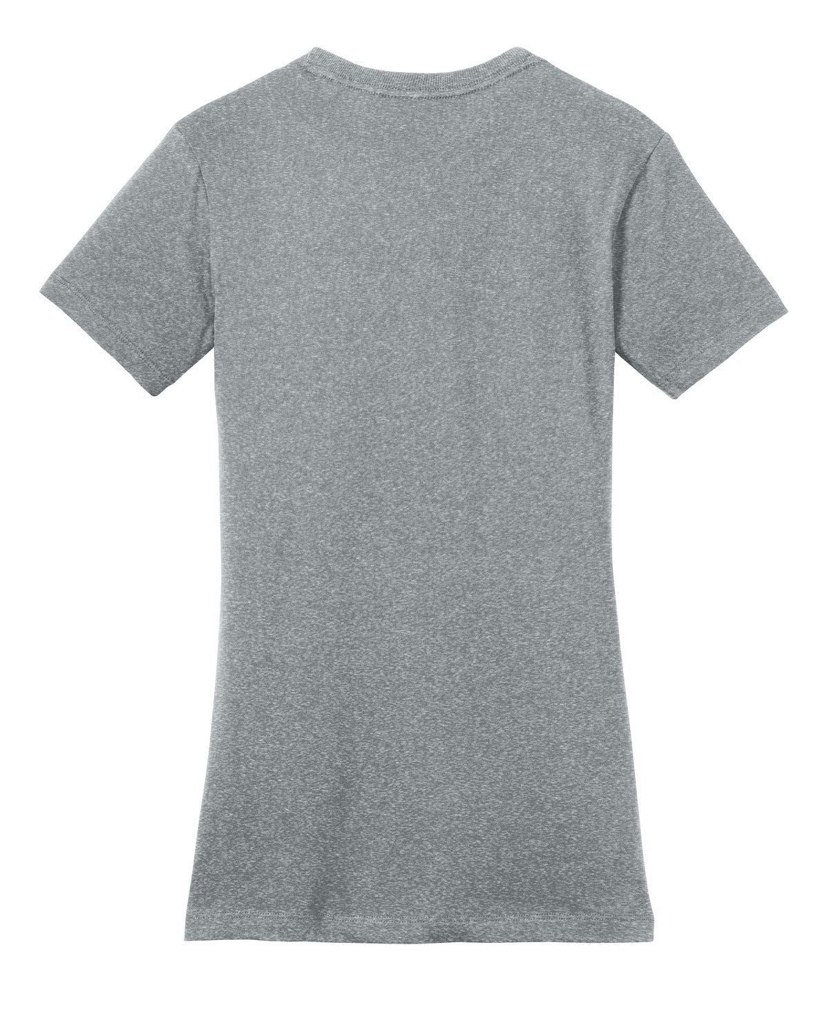 Custom Embroidered District T-Shirts  in Heathered Steel