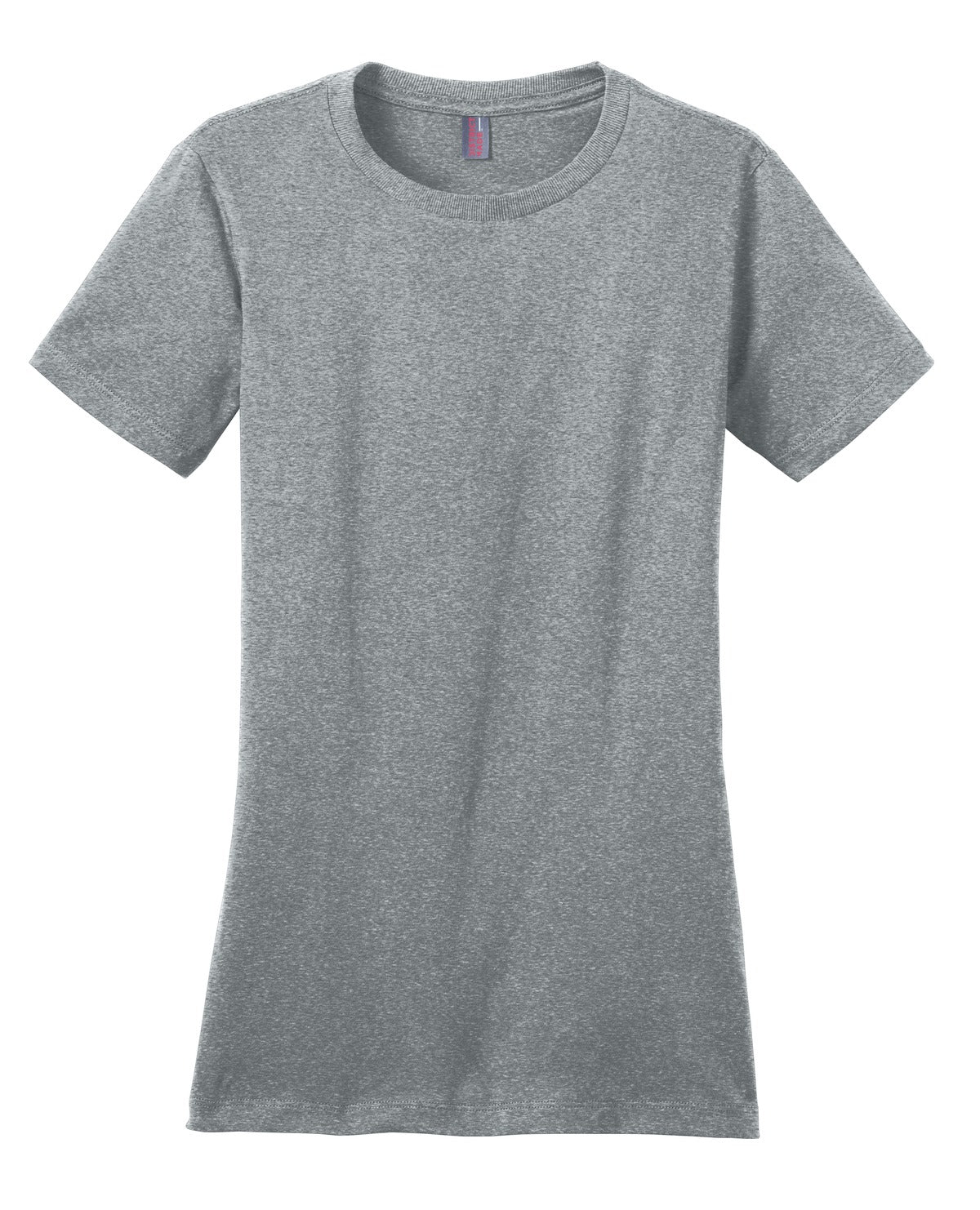 Custom Embroidered District T-Shirts  in Heathered Steel
