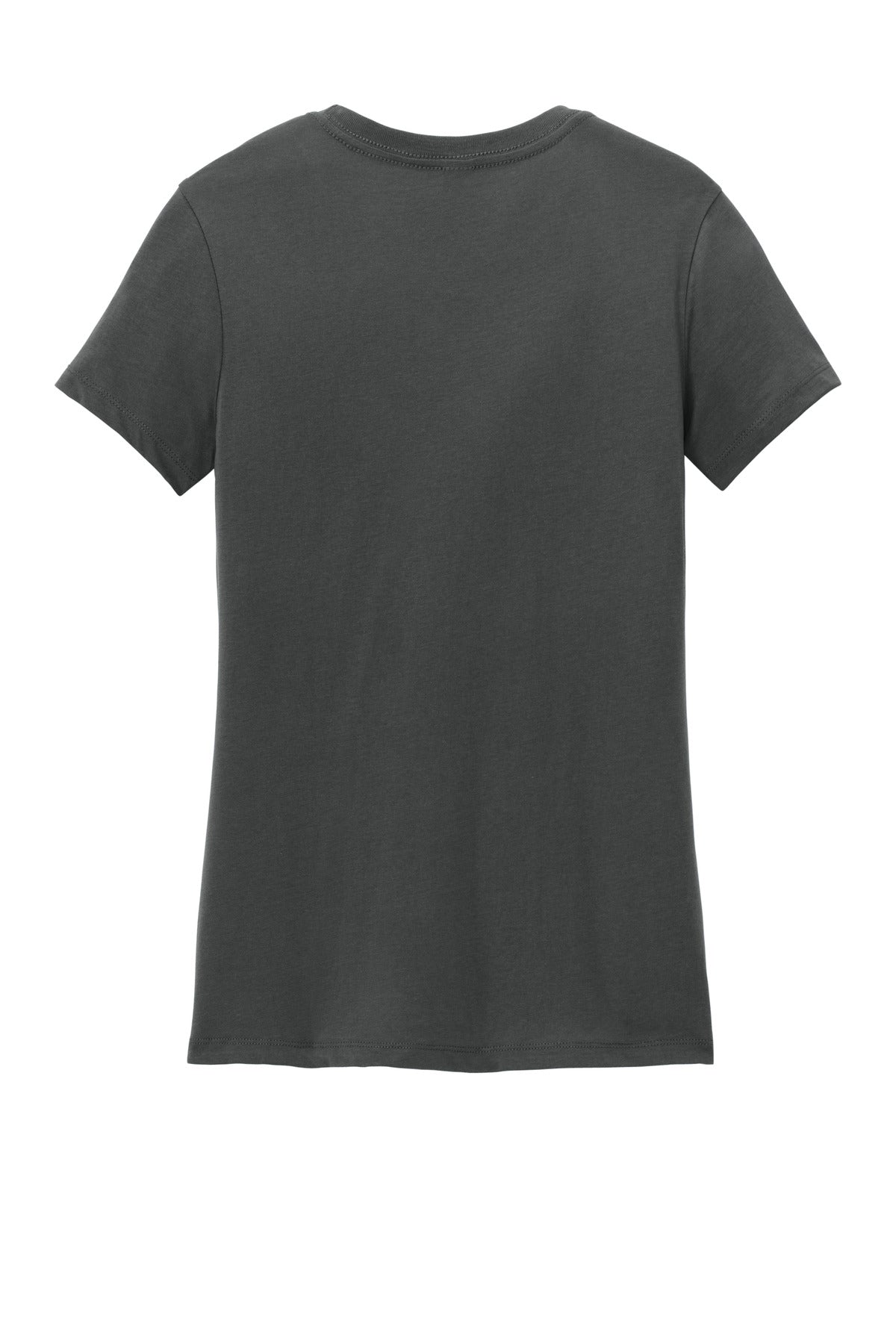 Custom Embroidered District T-Shirts  in Charcoal