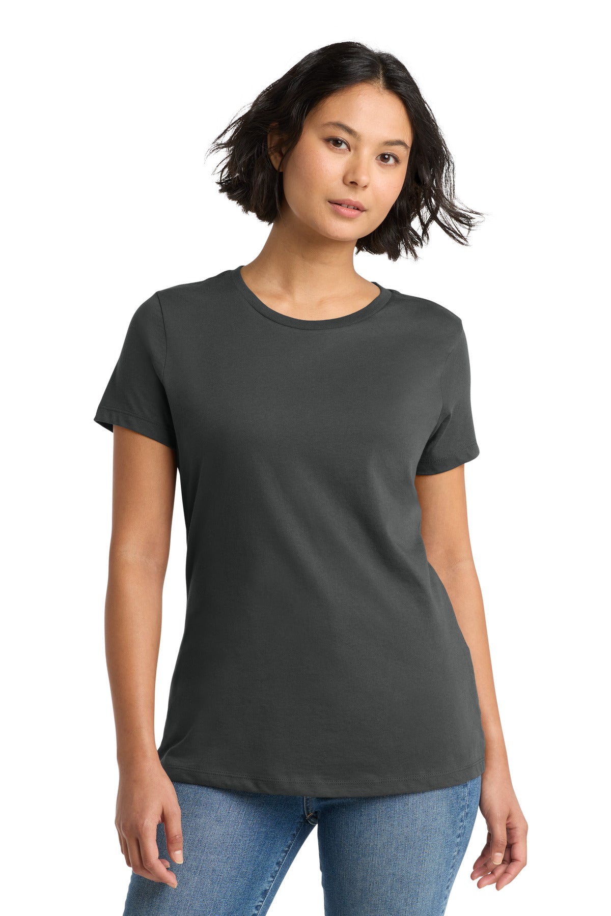District   Women's Perfect Weight  Tee. DM104L