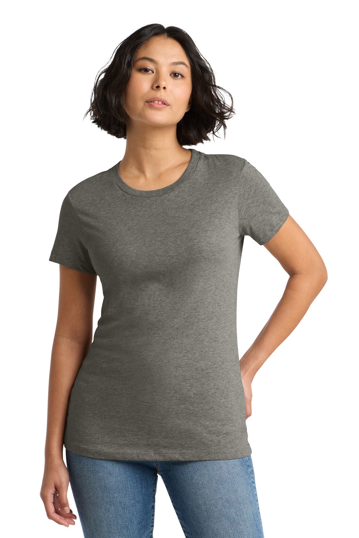 District   Women's Perfect Weight  Tee. DM104L