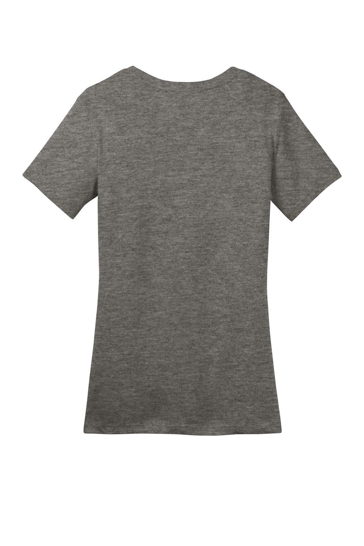 Custom Embroidered District T-Shirts  in Heathered Charcoal