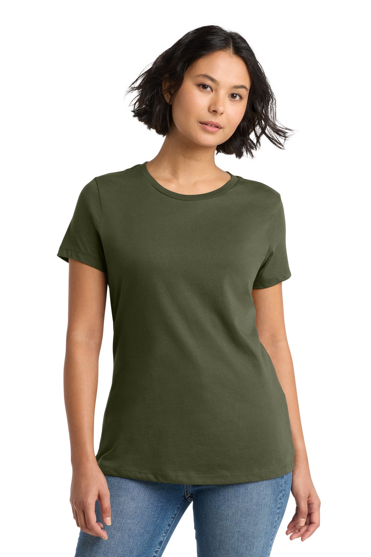 District   Women's Perfect Weight  Tee. DM104L