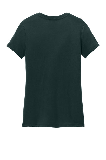 Custom Embroidered District T-Shirts  in Rainforest