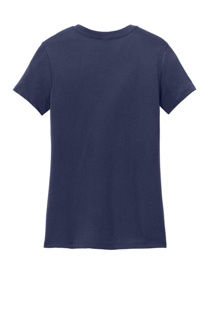 Custom Embroidered District T-Shirts  in Tanzanite