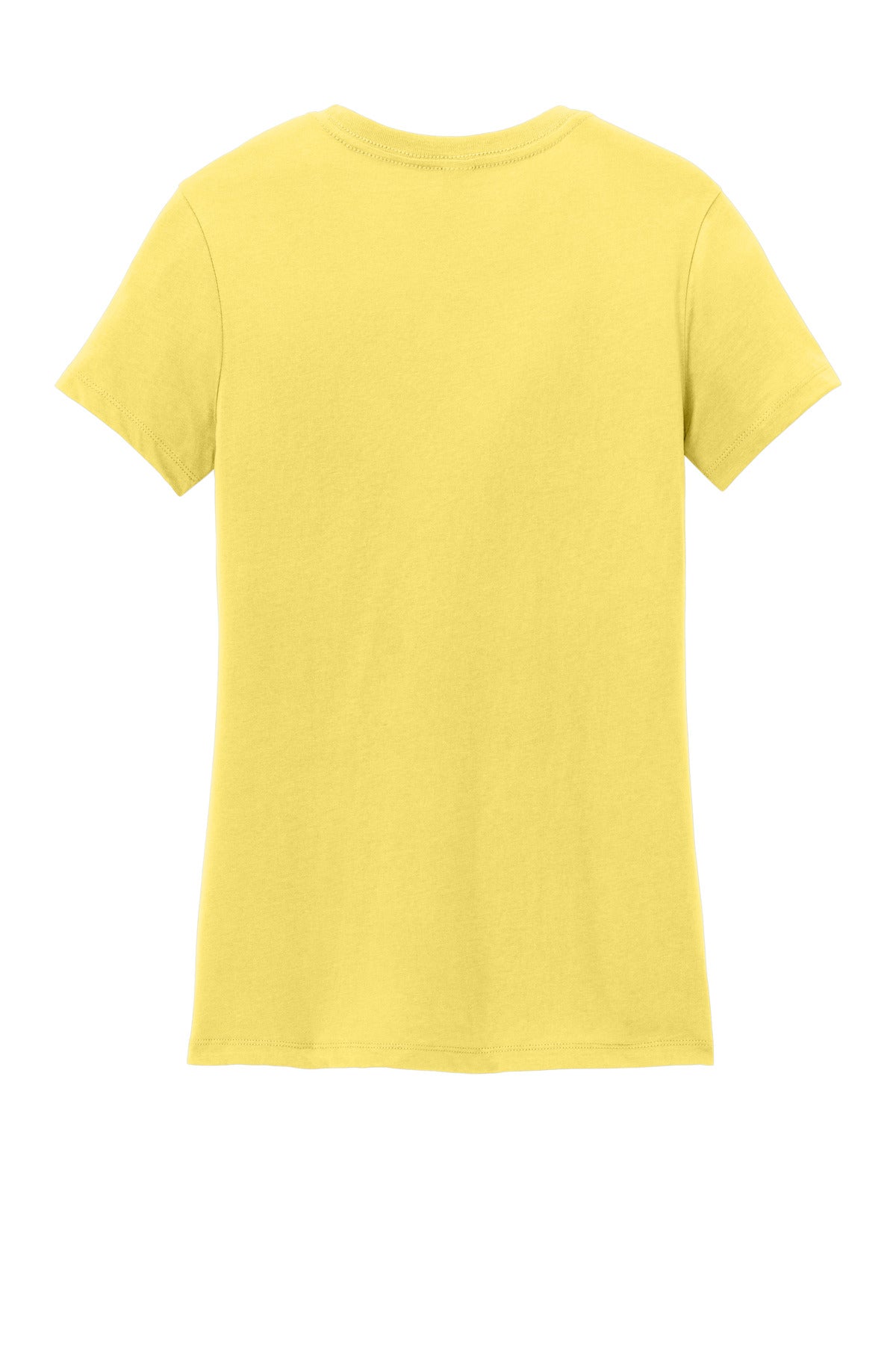 Custom Embroidered District T-Shirts  in Yellow