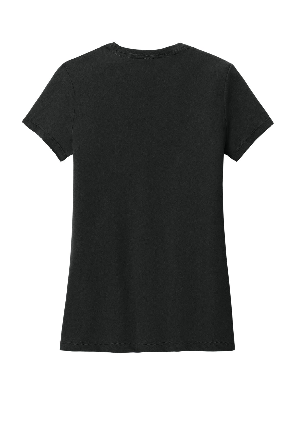 District  Women's Perfect Blend CVC Tee. DM108L Black
