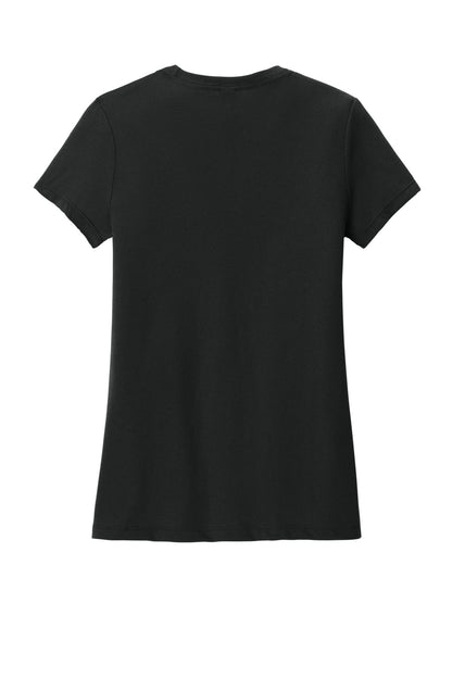 District  Women's Perfect Blend CVC Tee. DM108L Black