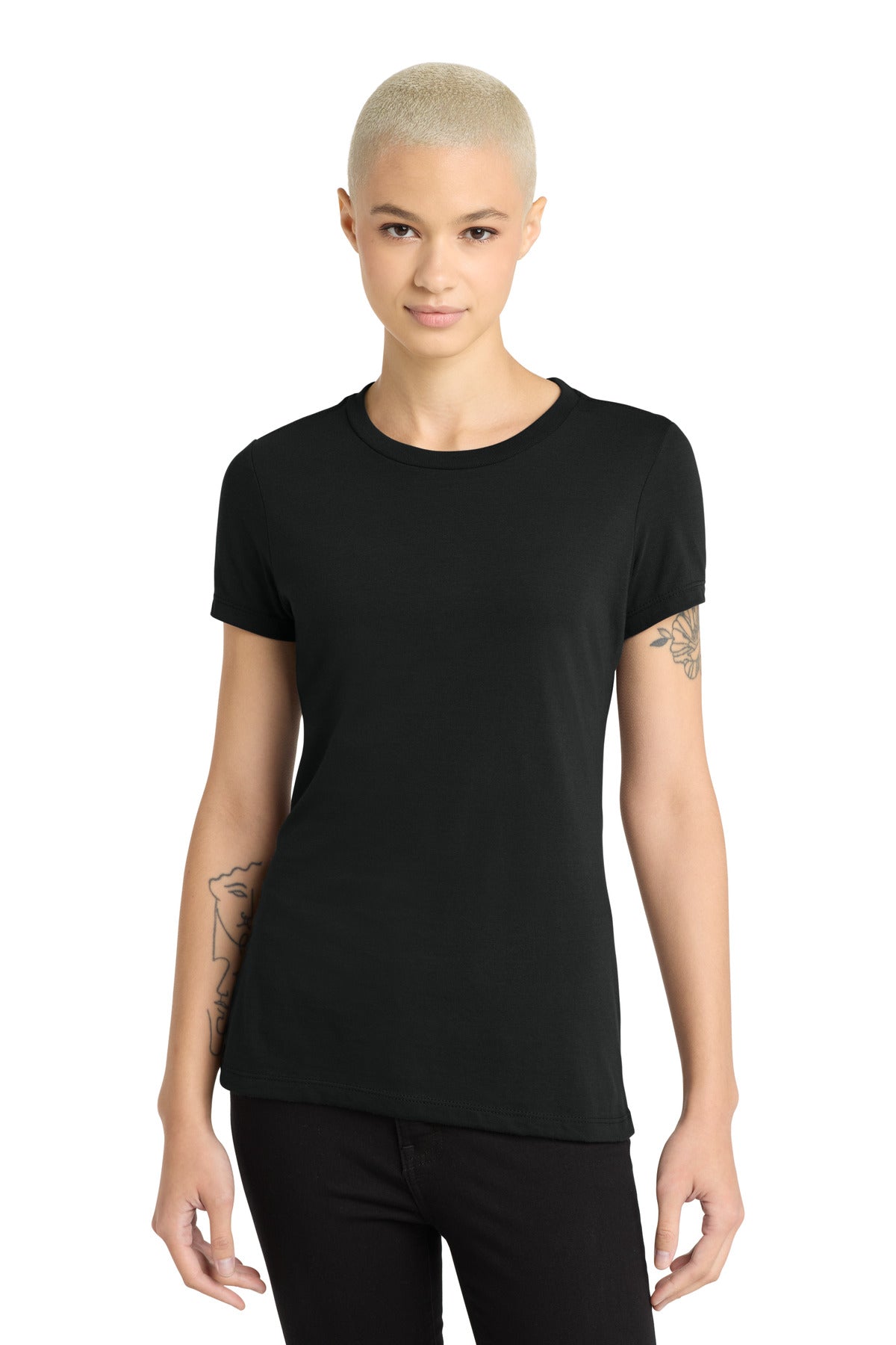 District    Women's Perfect Blend   CVC Tee. DM108L