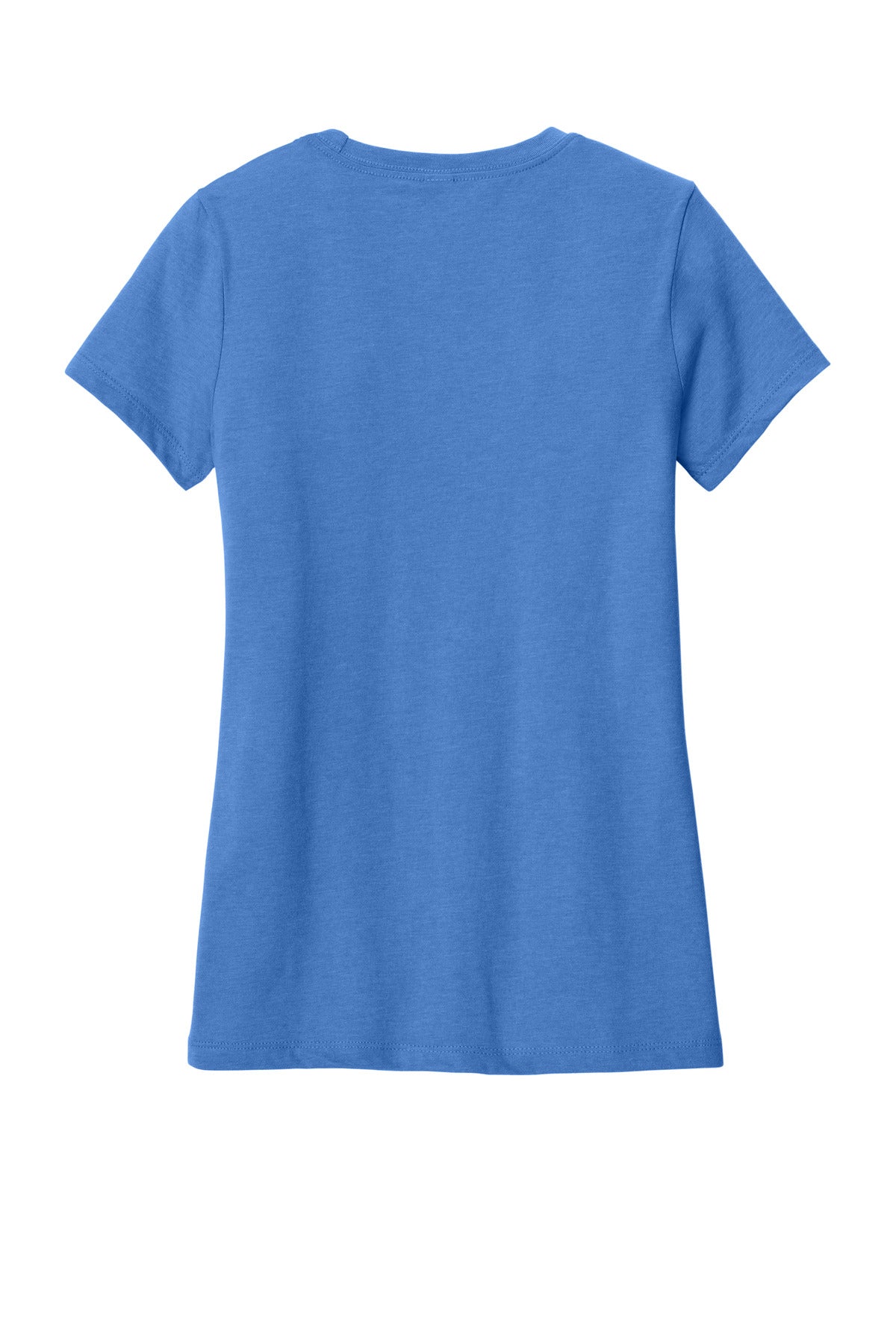 District  Women's Perfect Blend CVC Tee. DM108L Heathered Royal