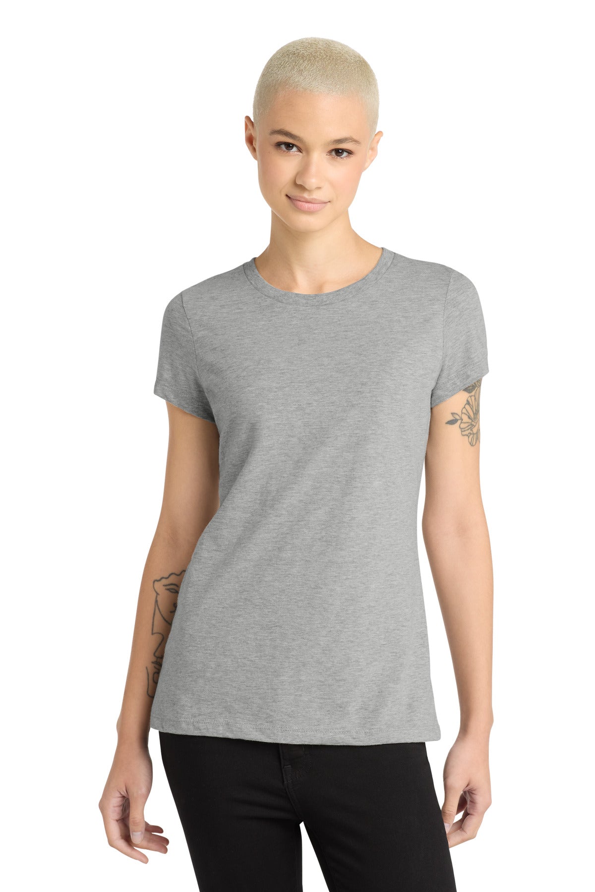 District    Women's Perfect Blend   CVC Tee. DM108L