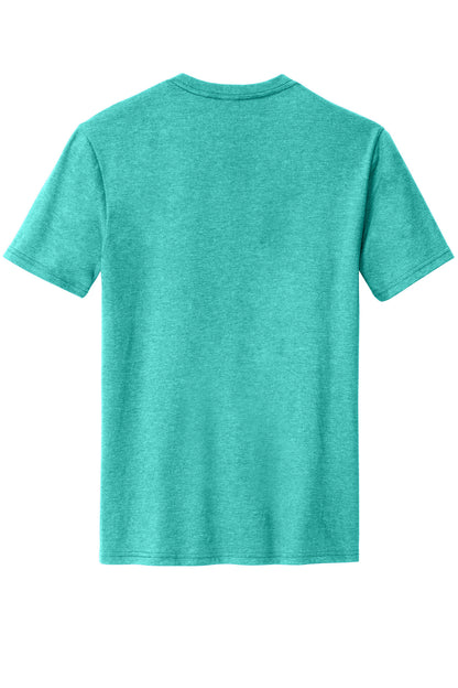 District Perfect Blend CVC Tee. DM108 Aqua Heather