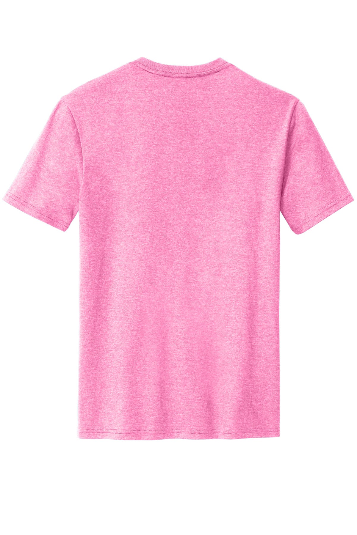 District Perfect Blend CVC Tee. DM108 Awareness Pink Heather