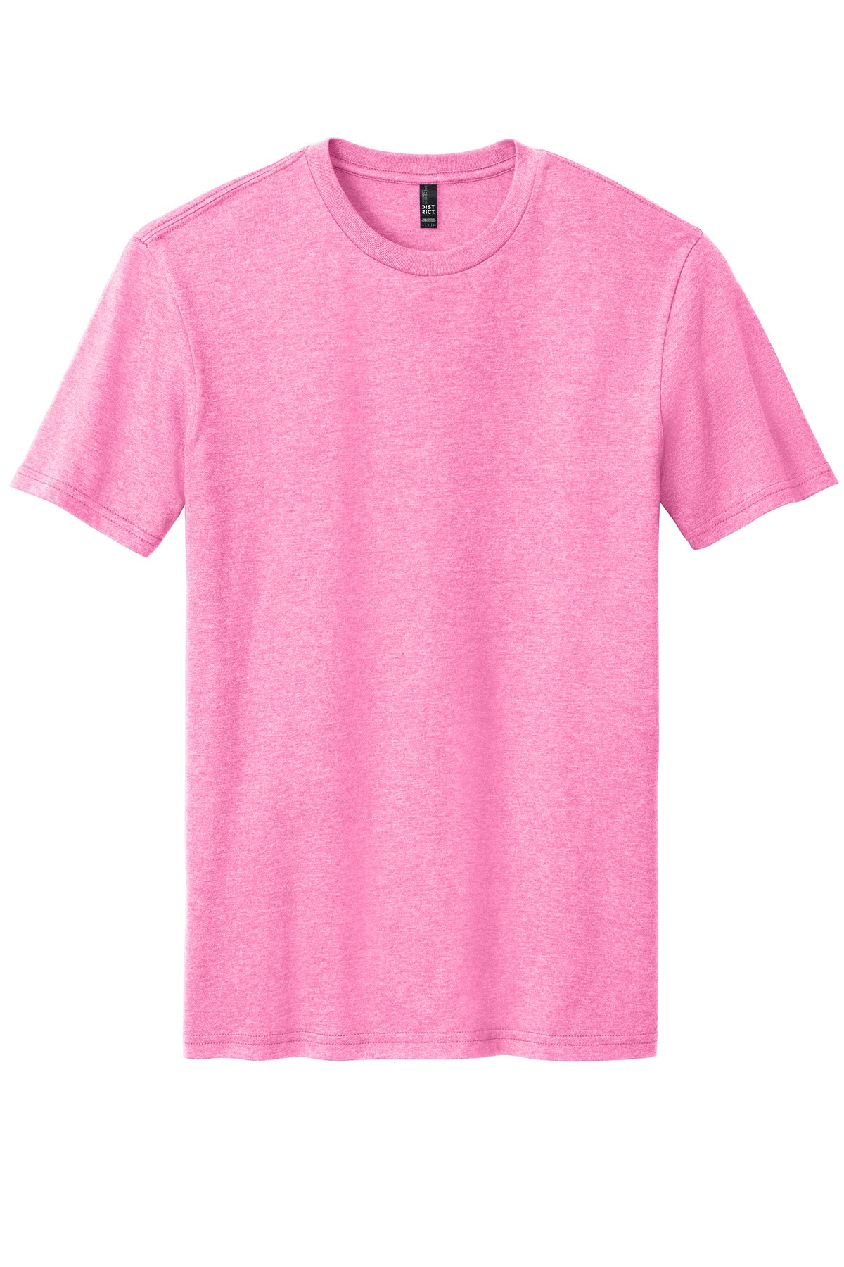 District Perfect Blend CVC Tee. DM108 Awareness Pink Heather