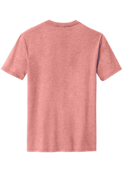 District Perfect Blend CVC Tee. DM108 Blush Frost