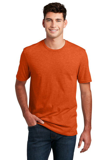 District Perfect Blend CVC Tee. DM108 Deep Orange Heather