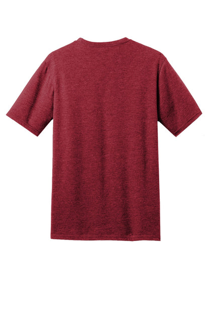 District Perfect Blend CVC Tee. DM108 Red Fleck