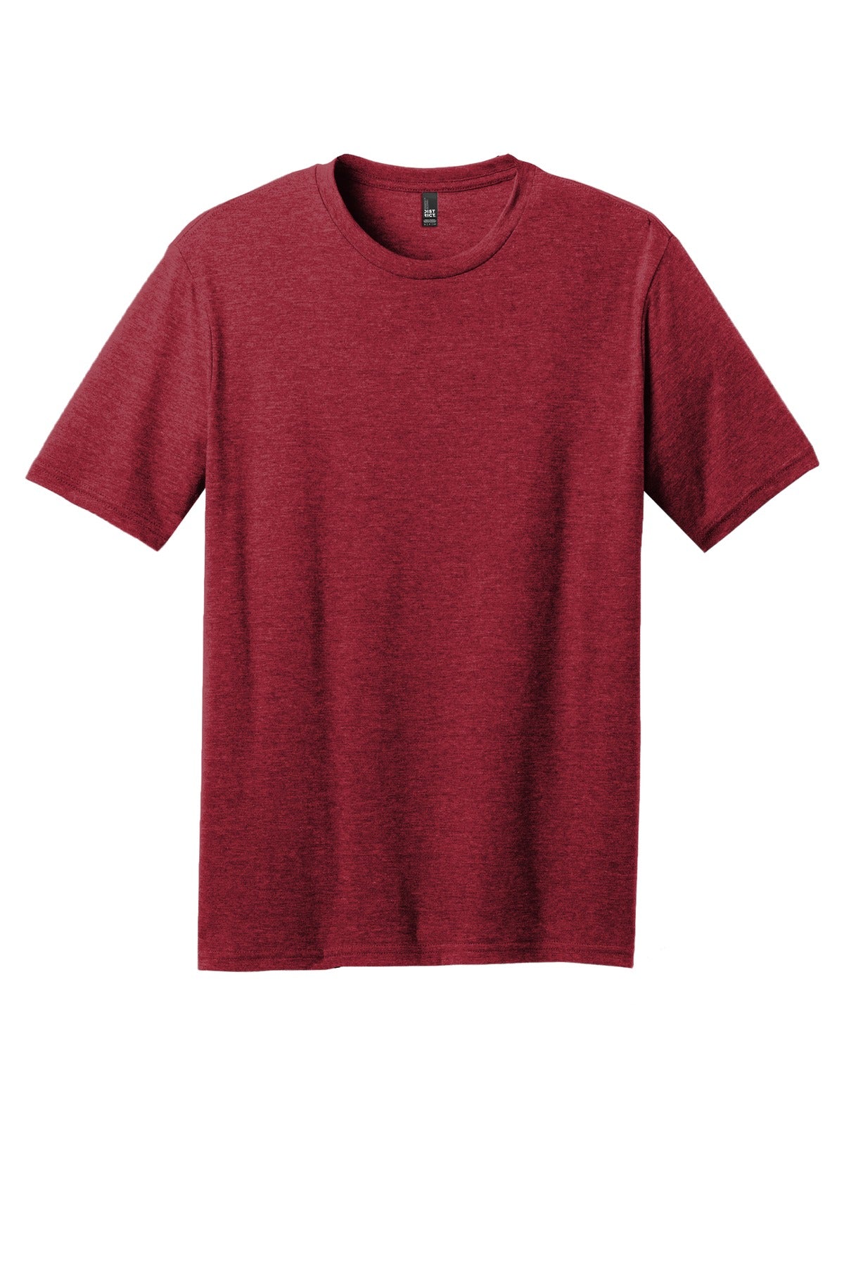 District Perfect Blend CVC Tee. DM108 Red Fleck