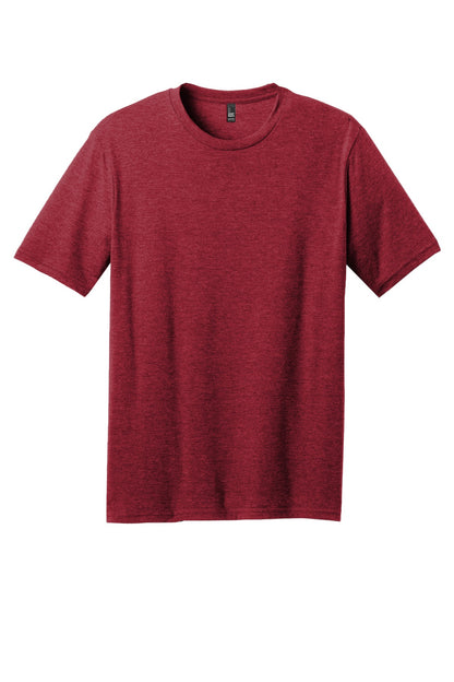 District Perfect Blend CVC Tee. DM108 Red Fleck