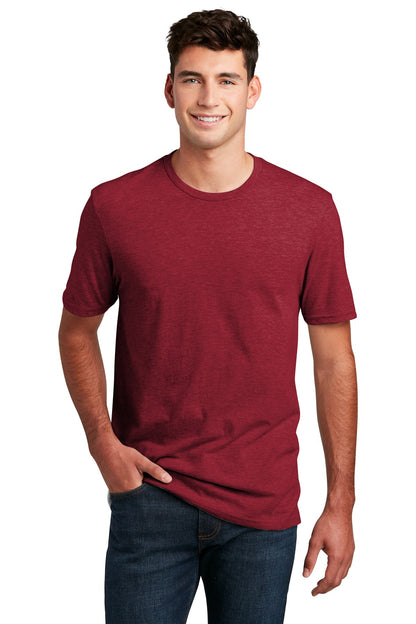 District Perfect Blend CVC Tee. DM108 Red Fleck