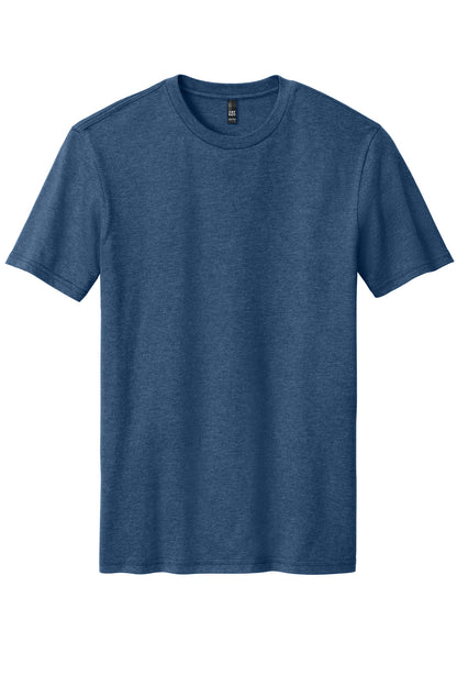 District Perfect Blend CVC Tee. DM108 Deep Royal Fleck