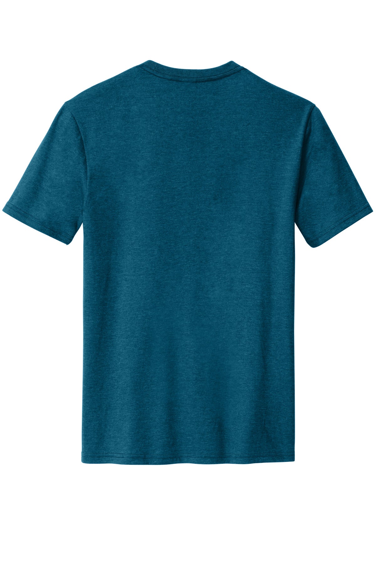 District Perfect Blend CVC Tee. DM108 Deep Turquoise Fleck