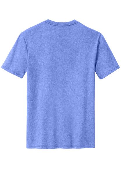 District Perfect Blend CVC Tee. DM108 Electric Purple Heather