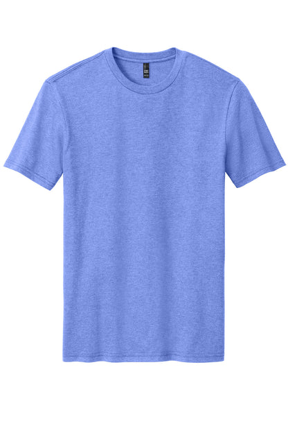 District Perfect Blend CVC Tee. DM108 Electric Purple Heather