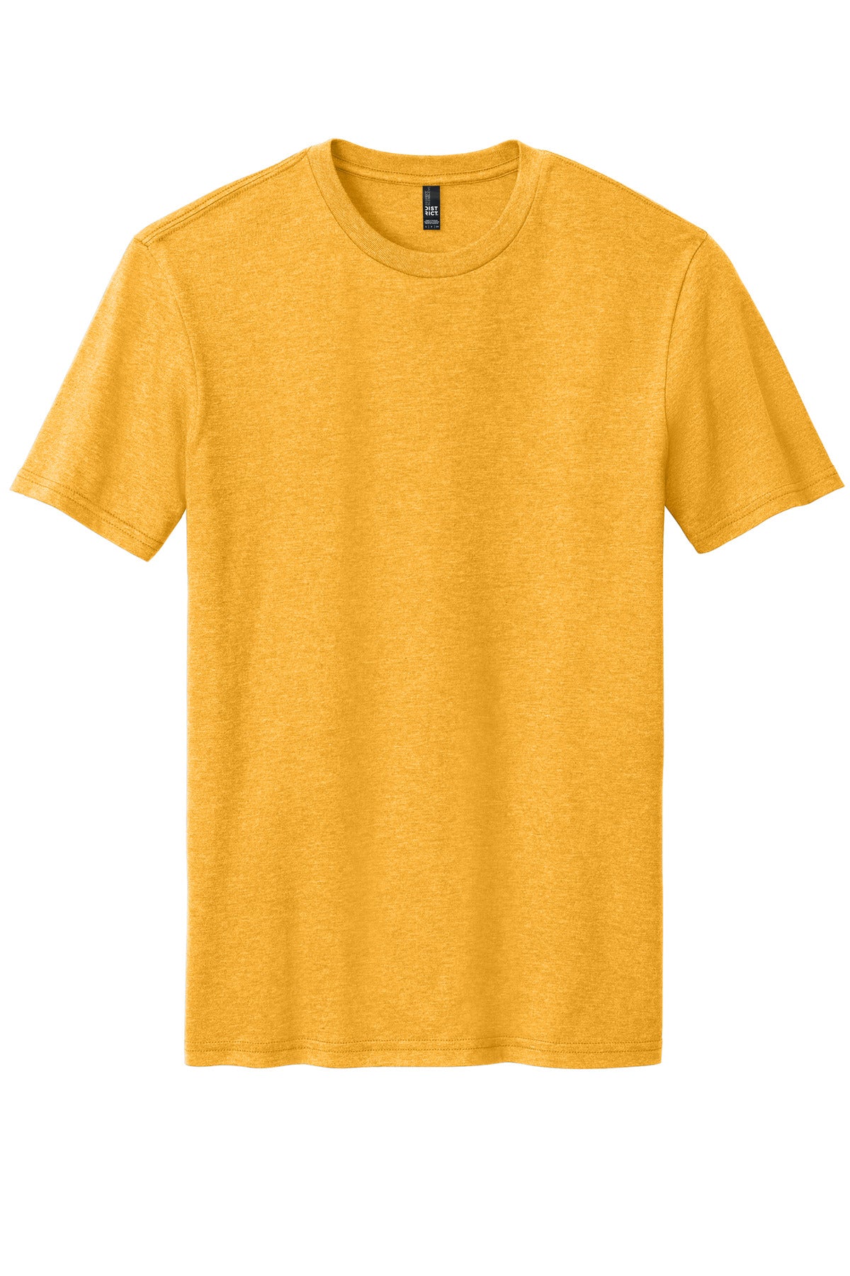 District Perfect Blend CVC Tee. DM108 Gold Heather