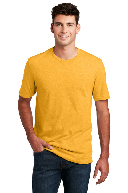 District Perfect Blend CVC Tee. DM108 Gold Heather