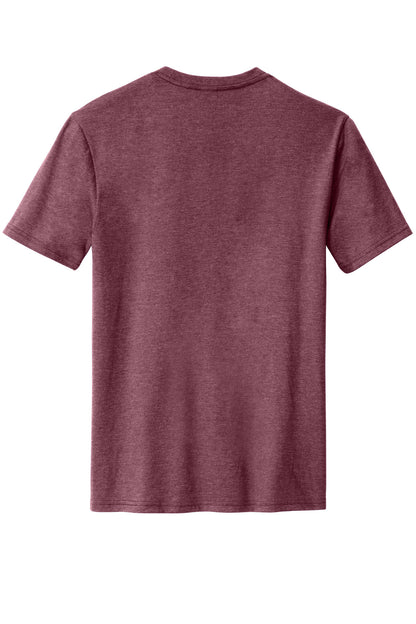 District Perfect Blend CVC Tee. DM108 Heathered Cardinal