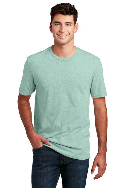 District Perfect Blend CVC Tee. DM108 Heathered Dusty Sage