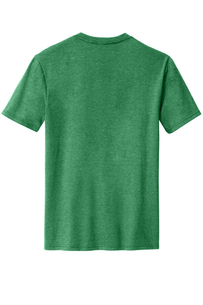 District Perfect Blend CVC Tee. DM108 Heathered Kelly Green