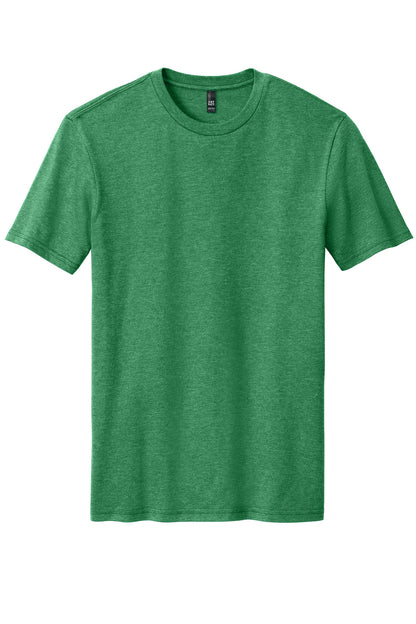 District Perfect Blend CVC Tee. DM108 Heathered Kelly Green