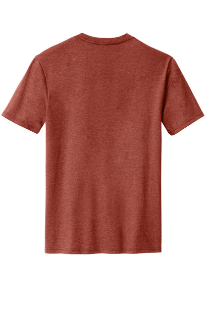 District Perfect Blend CVC Tee. DM108 Heathered Russet