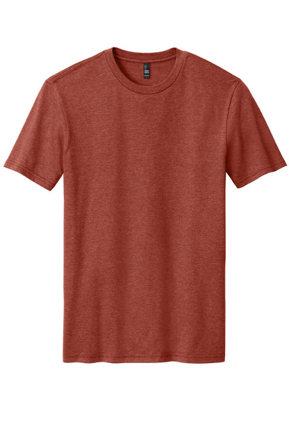 District Perfect Blend CVC Tee. DM108 Heathered Russet