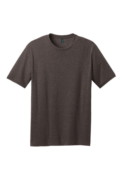 District Perfect Blend CVC Tee. DM108 Heathered Brown