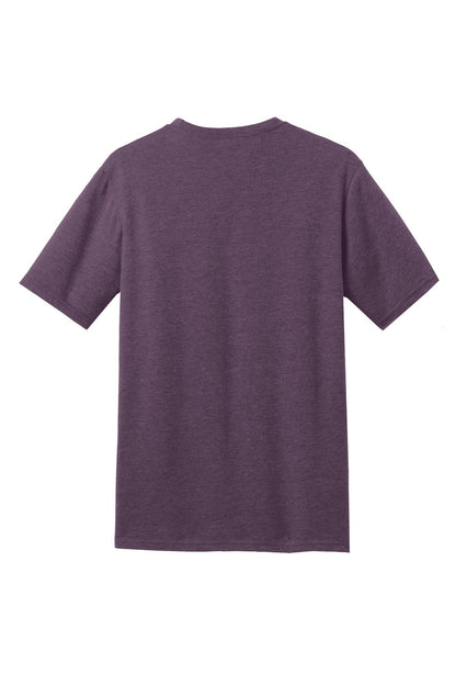 District Perfect Blend CVC Tee. DM108 Heathered Eggplant