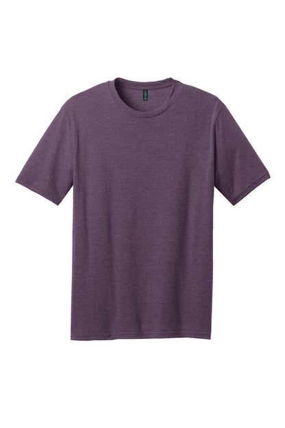 District Perfect Blend CVC Tee. DM108 Heathered Eggplant