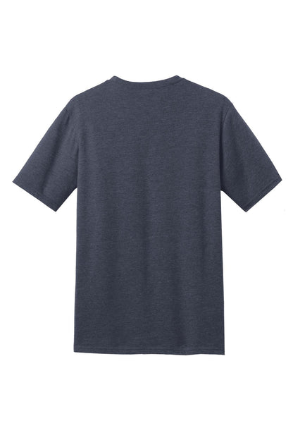 District Perfect Blend CVC Tee. DM108 Heathered Navy