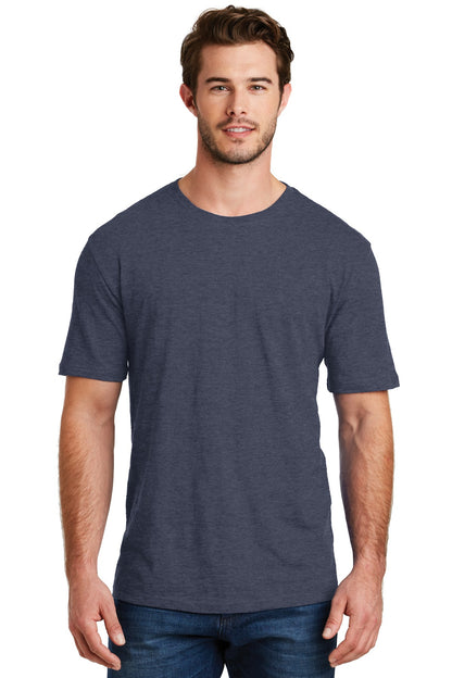 District Perfect Blend CVC Tee. DM108 Heathered Navy