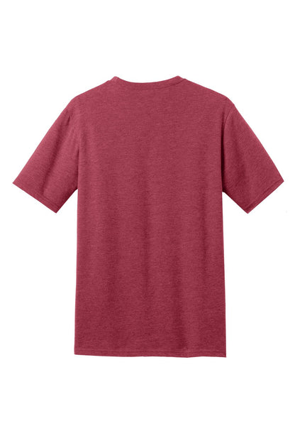 District Perfect Blend CVC Tee. DM108 Heathered Red